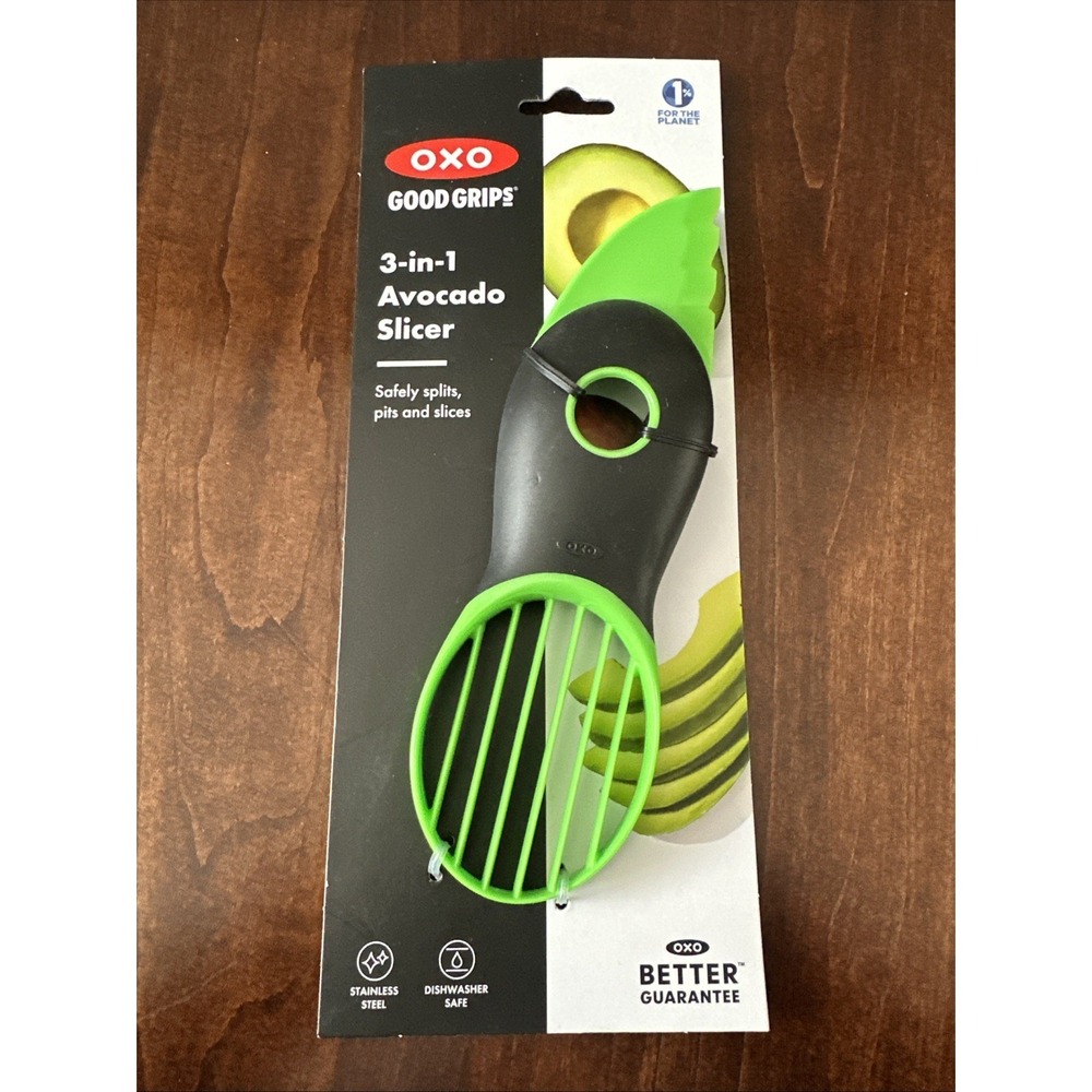 OXO‎ Good Grips 3-in-1 Avocado Slicer Non Slip Handle New